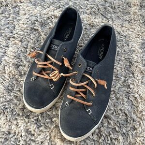 Sperry Women’s Navy Canvas Boat Shoes